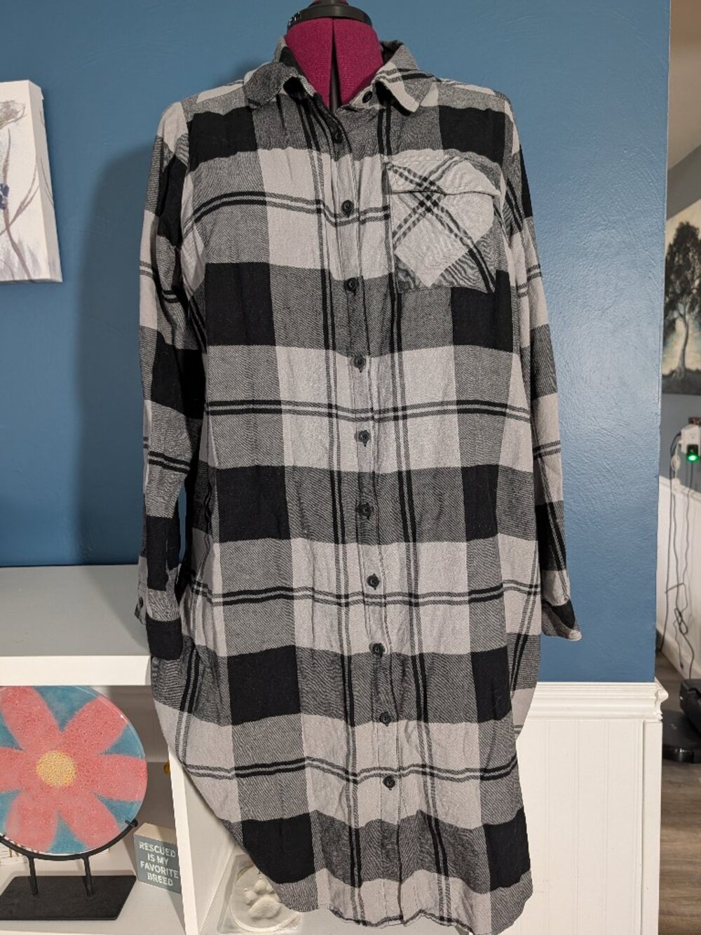 Torrid Flannel Shacket Size 2.